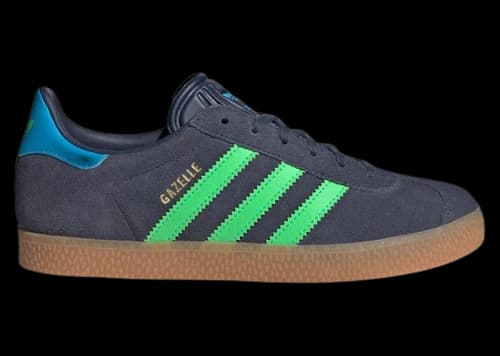 adidas Gazelle Shadow Navy Screaming Green (GS)