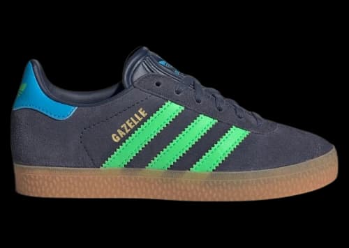 adidas Gazelle Shadow Navy Screaming Green (PS)