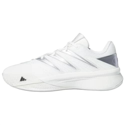adidas Dame Certified 3 Low Core White Core Black Silver Metallic