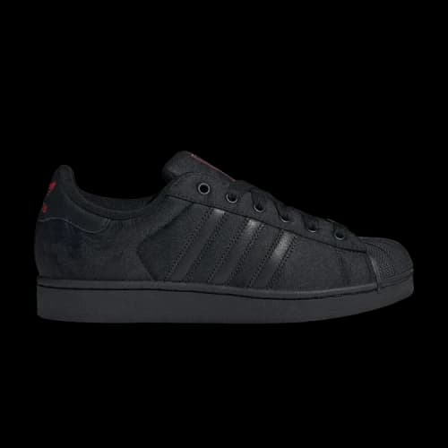 adidas Superstar II Core Black Better Scarlet