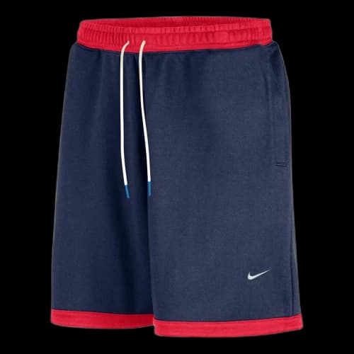 Nike WNBA Legends Fleece Shorts 'Midnight Navy Action Red Sail'