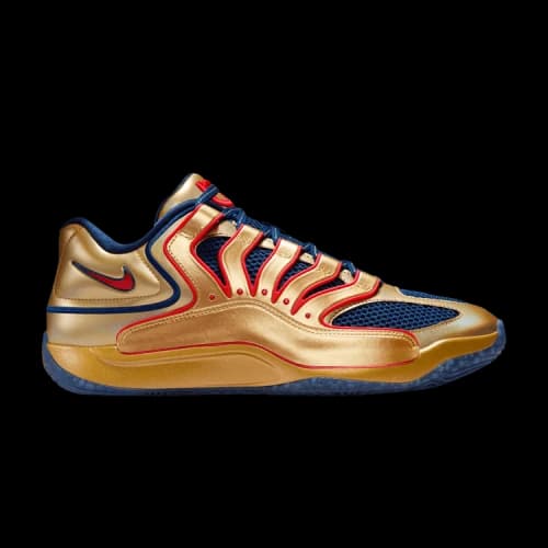 Nike KD 18 Immortalized Pack White Gold Blue Void