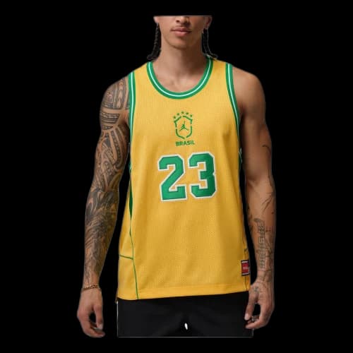 Jordan Essentials Jersey 'Varsity Maize Lucky Green'