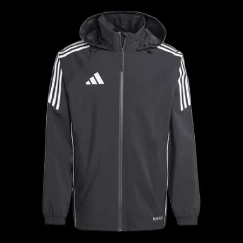 adidas Tiro 24 Rain Jacket 'Black White'