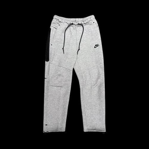 Nike Open Hem Fleece Pants 'Dark Grey Heather/Black'