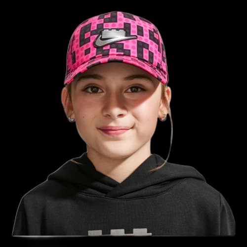 (GS) Nike x LEGO Collection Hat 'Hyper Pink Vivid Pink Iron Grey'