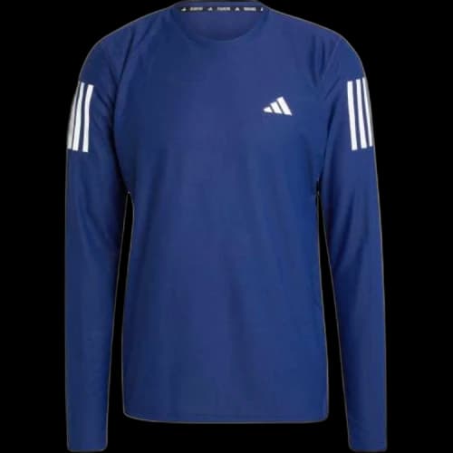 adidas Own the Run Long Sleeve Tee Dark Blue