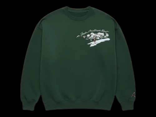 Jordan Brooklyn Fleece Crewneck Sweatshirt Midnight Green/Sail