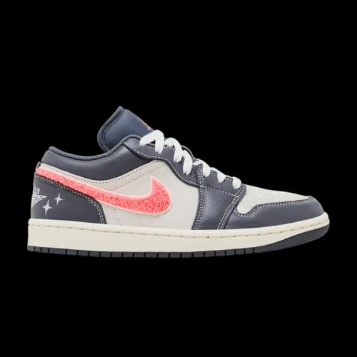 Jordan 1 Low Light Graphite Hot Punch (Women's)