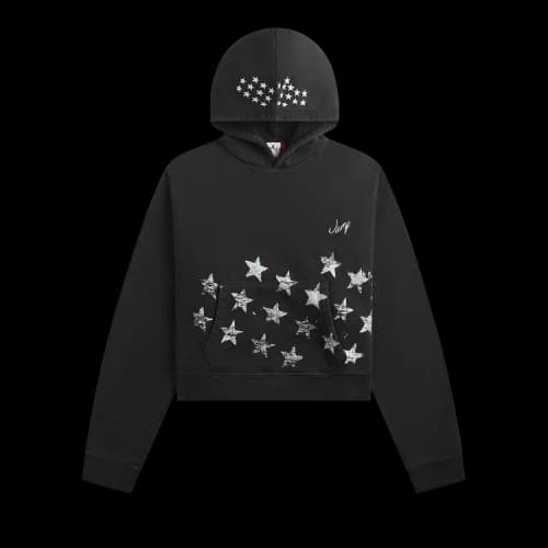 Air Jordan M J IH Crop Hoodie 'Black/Ivory'