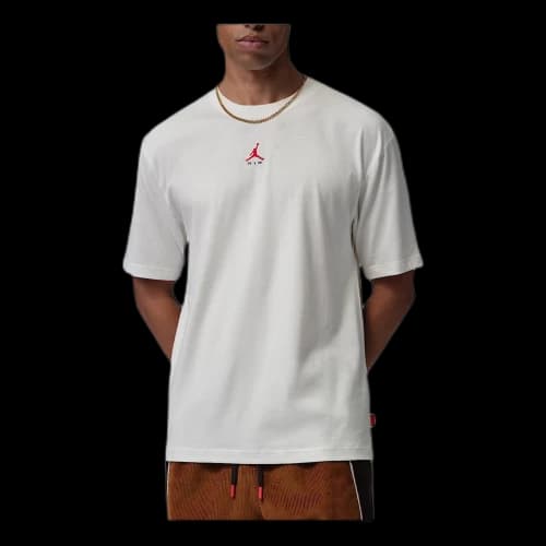 Jordan Brooklyn T-Shirt 'Sail University Red'