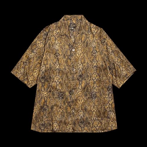 Needles Python Print Cabana Shirt 'Yellow'