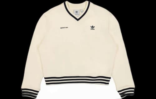 adidas x Sporty & Rich Sweater 'Beige' (Women's)