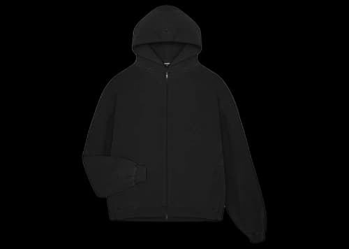 Represent Initial Zip Hoodie Jet Black