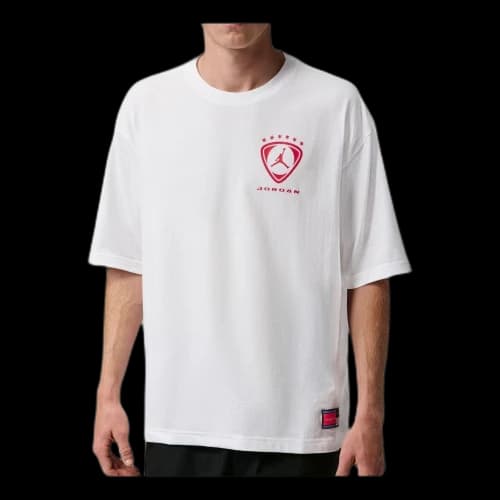 Jordan Brooklyn T-Shirt 'White University Blue'