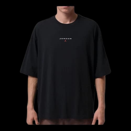Jordan Flight Essentials Oversized Patch T-Shirt 'Black'