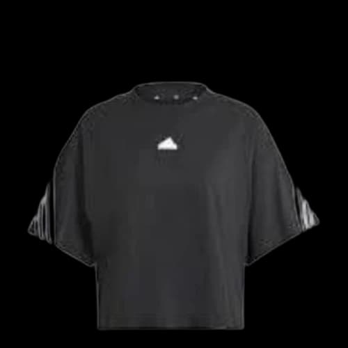 adidas Future Icons 3-Stripes T-Shirt Asia Sizing 'Black White' (Women's)