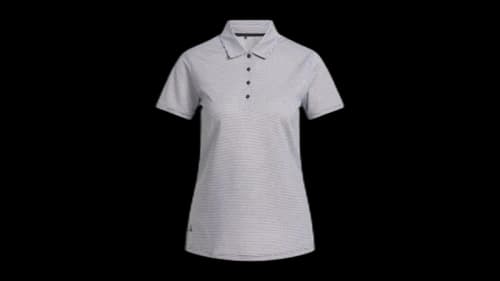 adidas Women's Ottoman Short Sleeve Polo Shirt Black