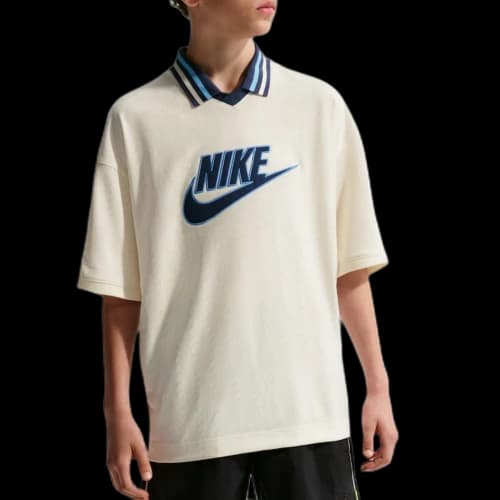 (GS) Nike Sportswear Short-sleeved Jersey 'Soft Pearl Midnight Navy University Blue'