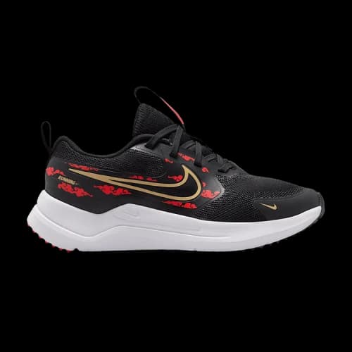 Nike Cosmic Runner Black Red Metallic Gold (GS)
