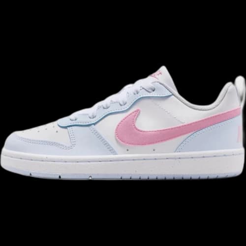 (GS) Nike Court Borough Low Essential+ 'White Rising Pink'