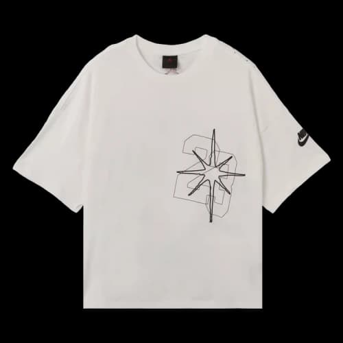 Air Jordan Black Cat Star Tee 'White'