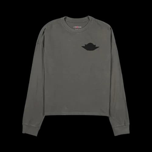 Air Jordan M J Wings Long-Sleeve Tee 'River Rock'