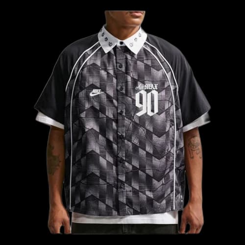 Nike SB Dri-FIT Bowler Skateboard Shirt 'Black White'