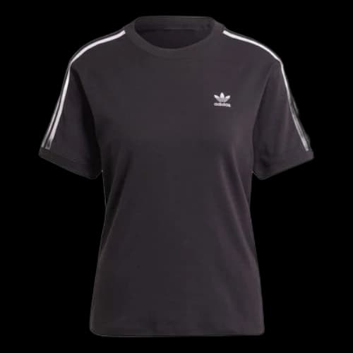 adidas Lifestyle 3-Stripes T-shirt Asia Sizing 'Black' (Women's)