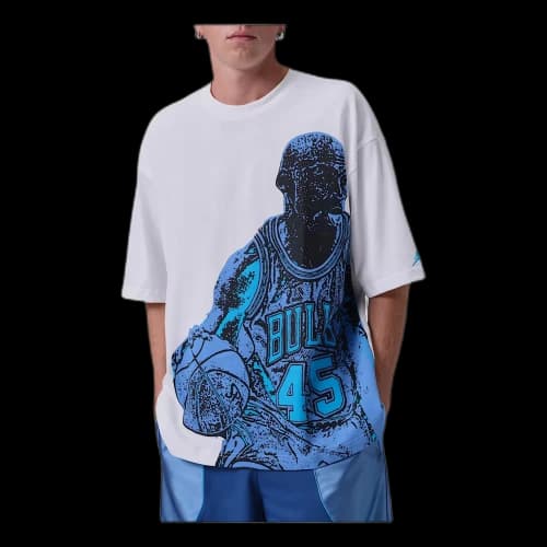 Jordan Sport Dri-FIT Graphic T-Shirt 'White Blue Beyond'