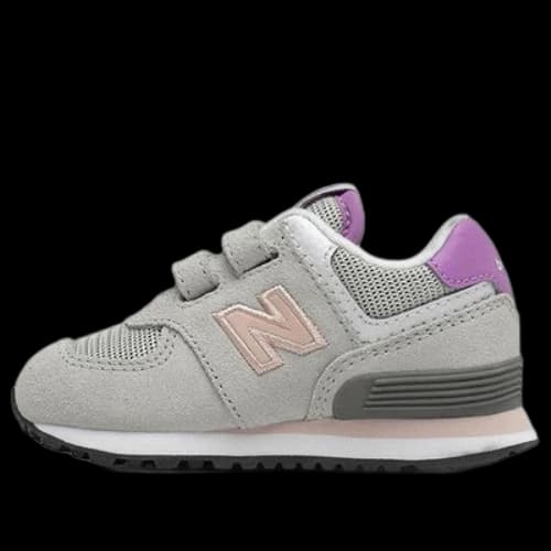 (TD) New Balance 574 Series Low-Top Running Shoes Grey/Purple