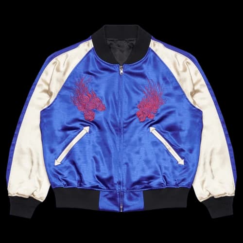 Y-3 JFA Souvenir Jacket 'Bold Blue/Champagne/Black'
