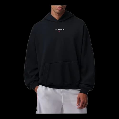Jordan Flight Fleece Oversized Hoodie 'Black'