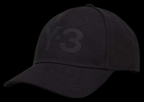 Y-3 Logo Cap Black