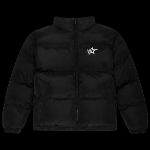 Sp5der 5Star Puffer Jacket 'Black'