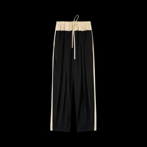Jil Sander Color Block Straight Leg Pants 'Black'