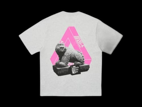Palace Seoul 2 Seoul Tri-Ferg T-Shirt Grey Marl