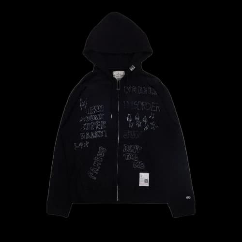 Maison Mihara Yasuhiro Distressed Parka 'Black'