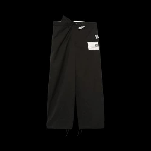 Maison Mihara Yasuhiro Sleeve Layered Wool Trousers 'Black'