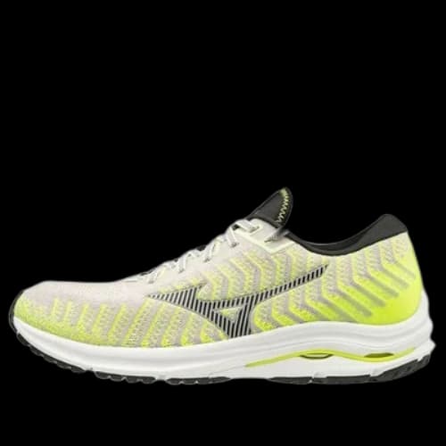 Mizuno Wave Rider 24 Waveknit 'Yellow Grey White'
