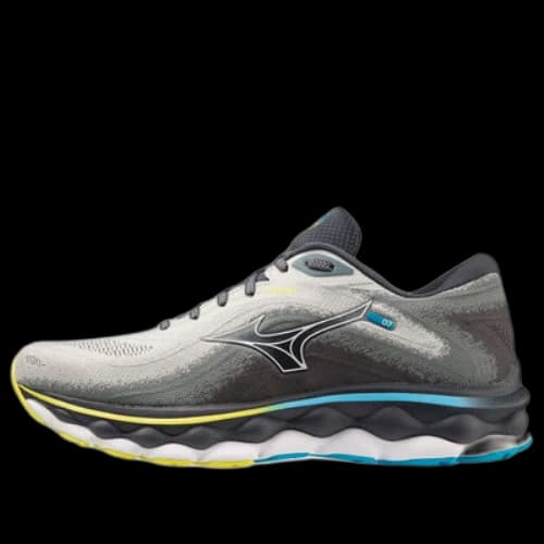 Mizuno Wave Sky 7 'Grey Blue Yellow'