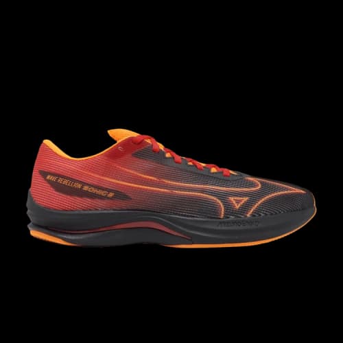 Mizuno Wave Rebellion Sonic 2 Wide 'Black Carrot Curl High Risk Red'