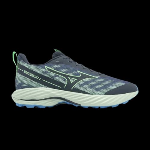Mizuno Wave Rider GORE-TEX 2 Super Wide 'Vintage Indigo Neo Mint'