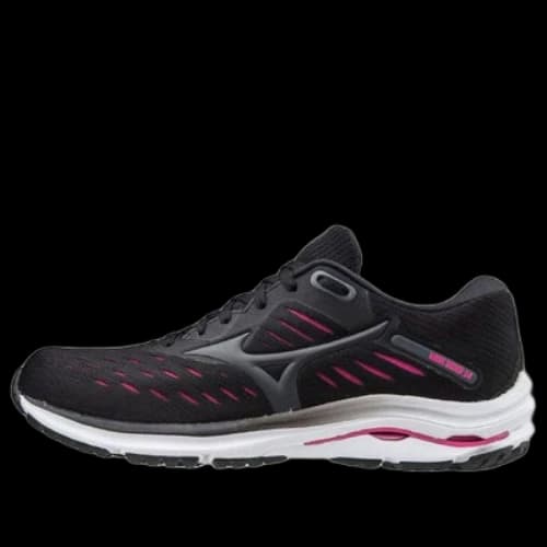 Mizuno Wave Rider 24 Wide 'Black Pink' (Women's)
