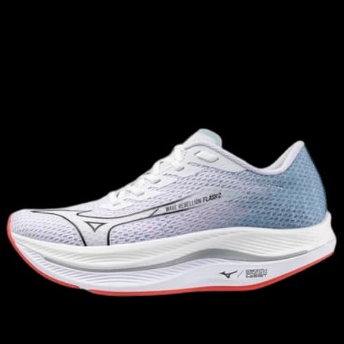 Mizuno Wave Rebellion Flash 2 'White Grey Mist' (Women's)