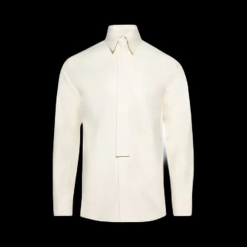 Jil Sander Tie-Detail Shirt 'Cloud'