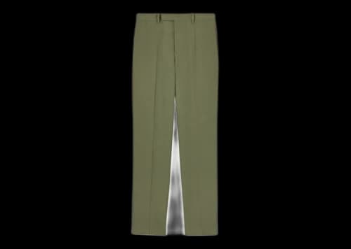Jil Sander Slim Fit Straight Trousers Green
