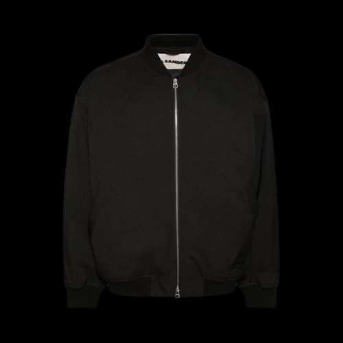 Jil Sander Oversized Zip-Up Jacket 'Black'