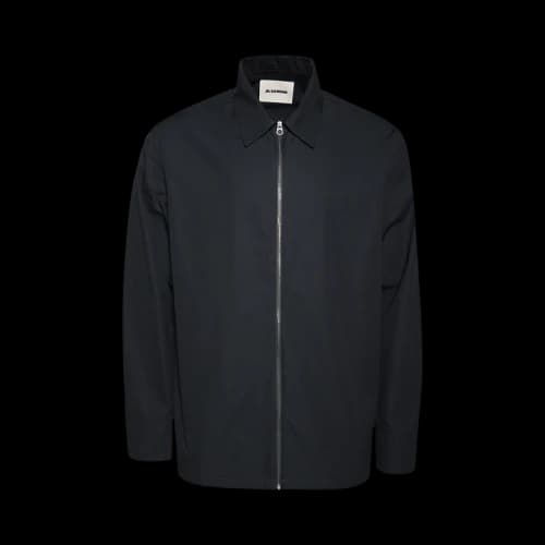 Jil Sander Zip Long-Sleeve Shirt 'Uniform Grey'
