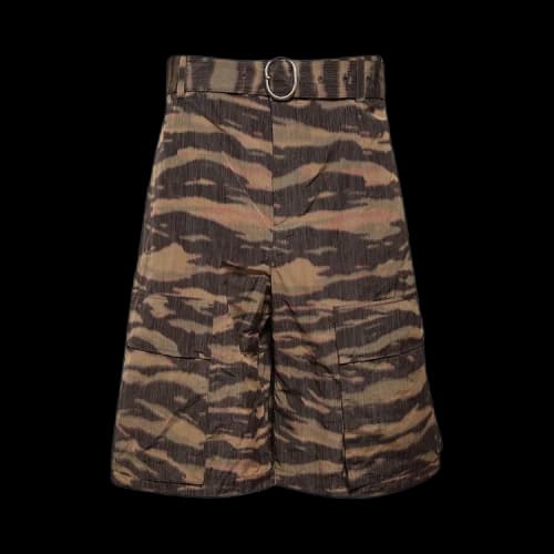 Jil Sander Belted Shorts 'Camouflage'